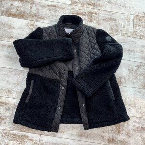 Great Madden Girl Black Quilted & Fleece Jacket